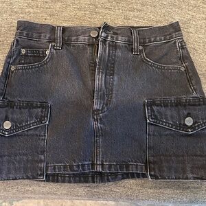 Denim Forum Black Denim Waistband Detail